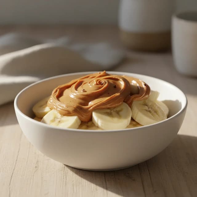 banana with peanut butter