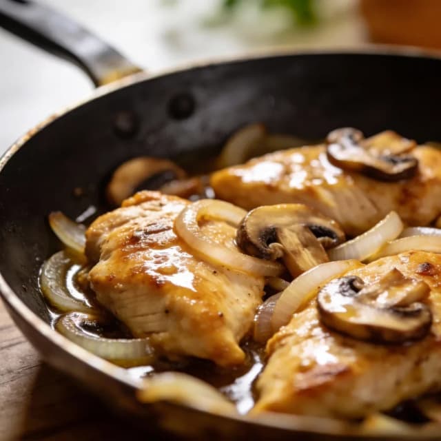 chicken and mushroom skillet