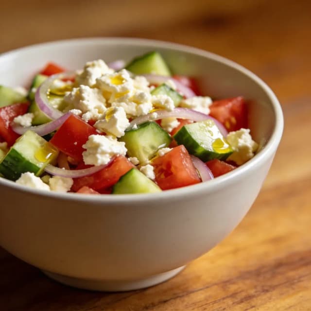 greek cucumber tomato salad