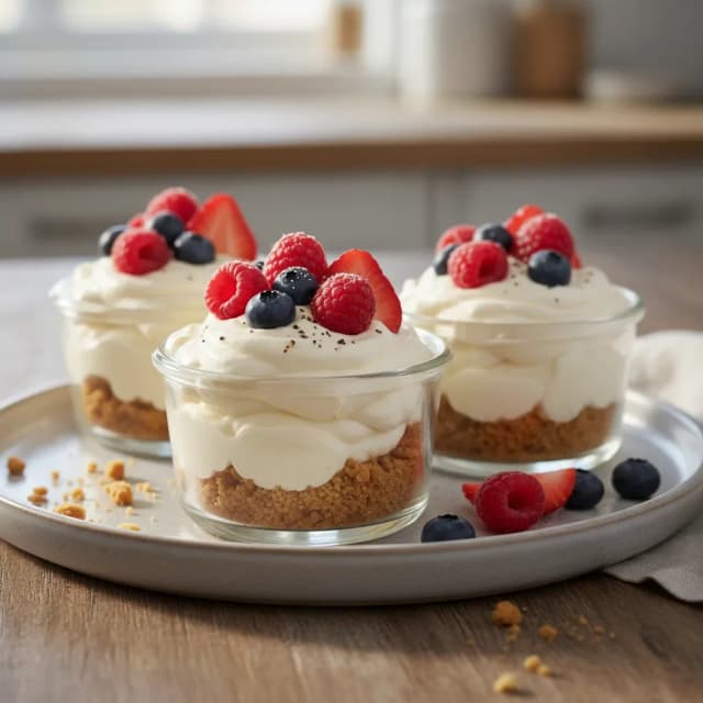 no bake cheesecake cups