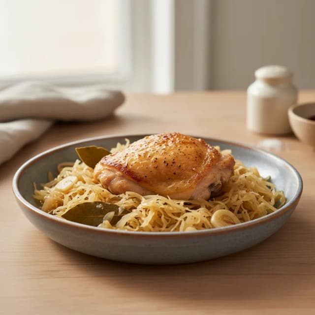 sauerkraut with chicken